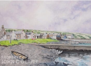 Fittie Aberdeen (Original) Sandend Village with Alison