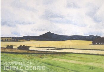 Bennachie at harvest