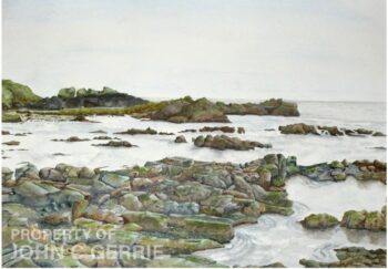 Rugged Buchan Coastline Near Slains Castle
