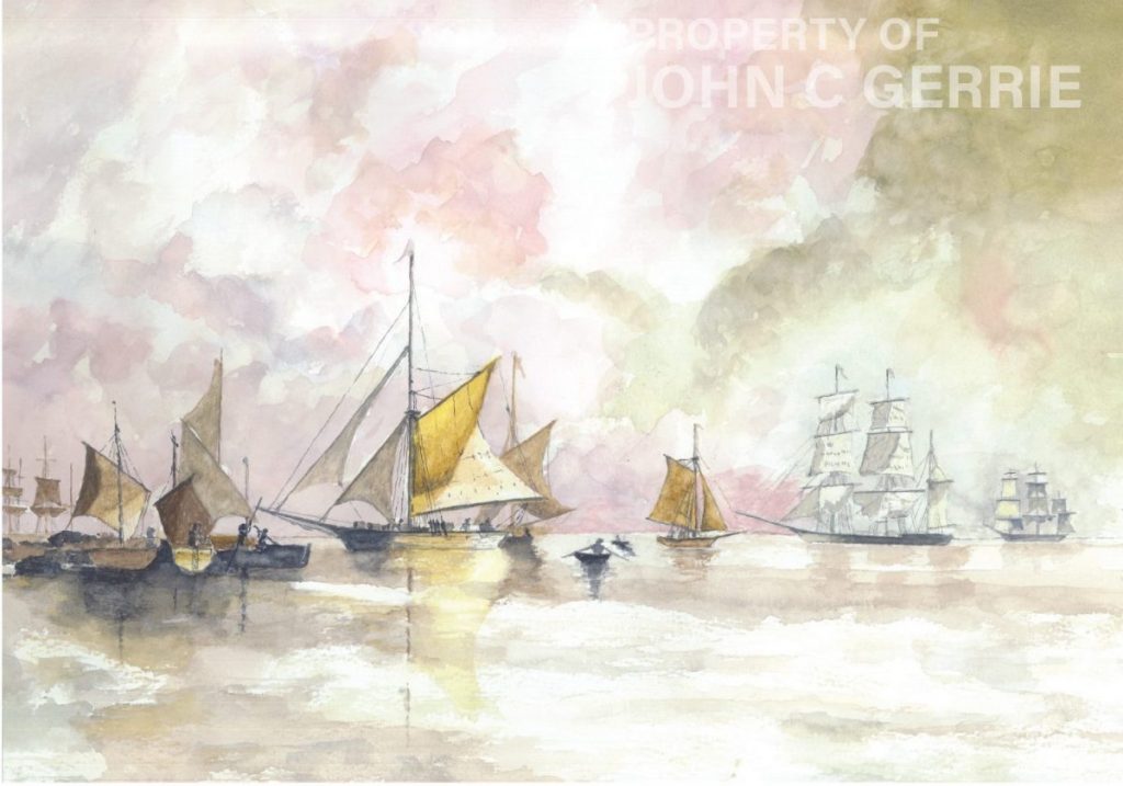 Gallery V3 Becalmed Sailing Boats on the Thames