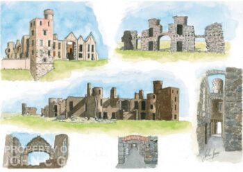 Leith Hall (Original) Slains Castle