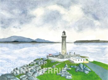 Winter Seashore (Original) World Famous Ardnamuchan Lighthouse