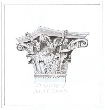 The Caryatid – Echoes of Ancient Greece (Original) Corinthian Capital