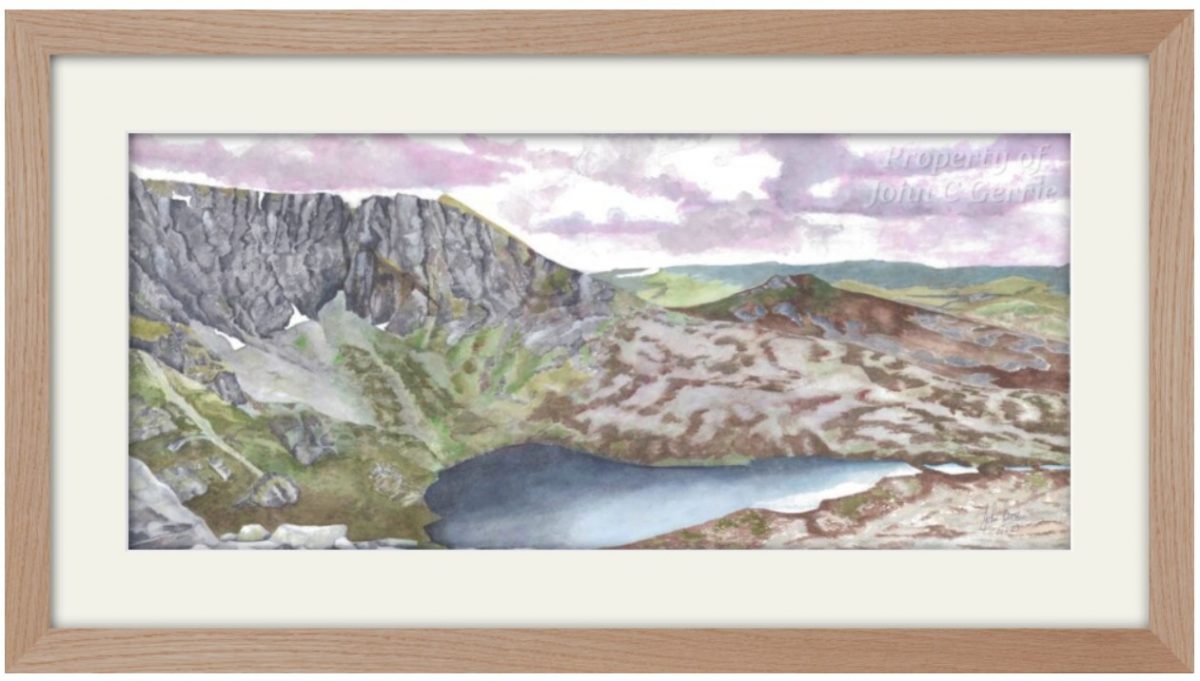 Lochnagar 34mm natural oak frame