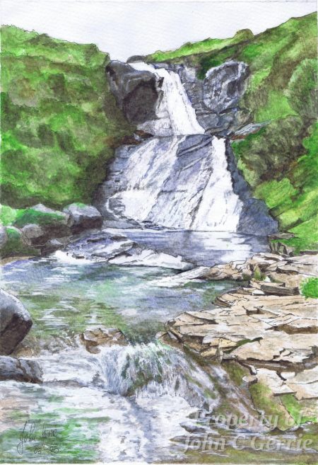 Eas a’ Bhradain Waterfall