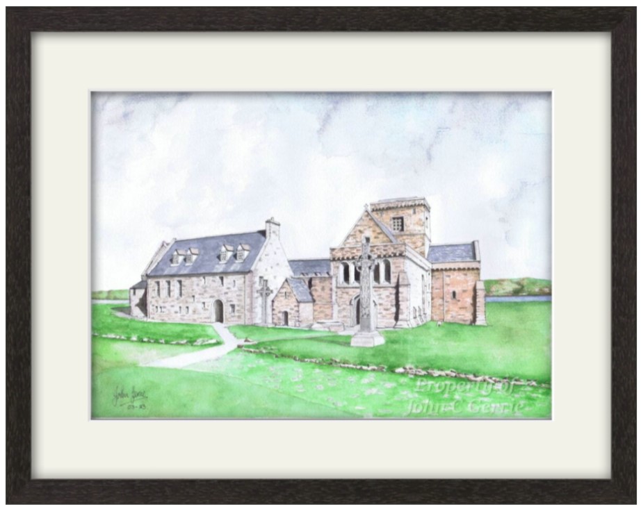 Iona Abbey 22mm wenge wood stain