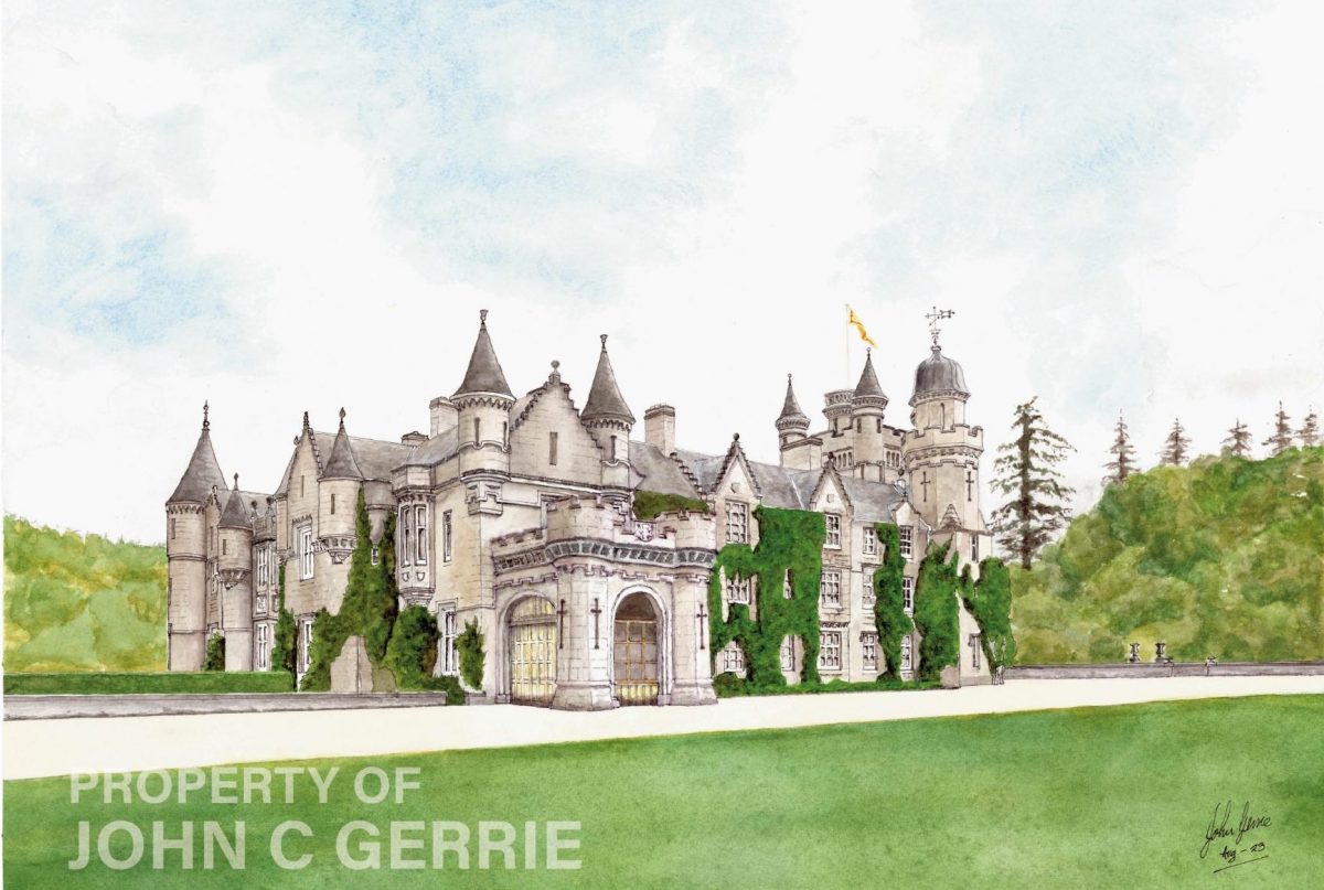 Balmoral Castle in Watercolour: A Unique Perspective