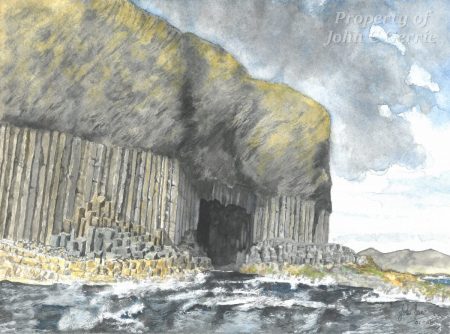 Painting of Fingles Cave
