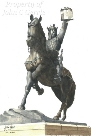 William Wallace Statue: Aberdeen (Original) Robert The Bruce