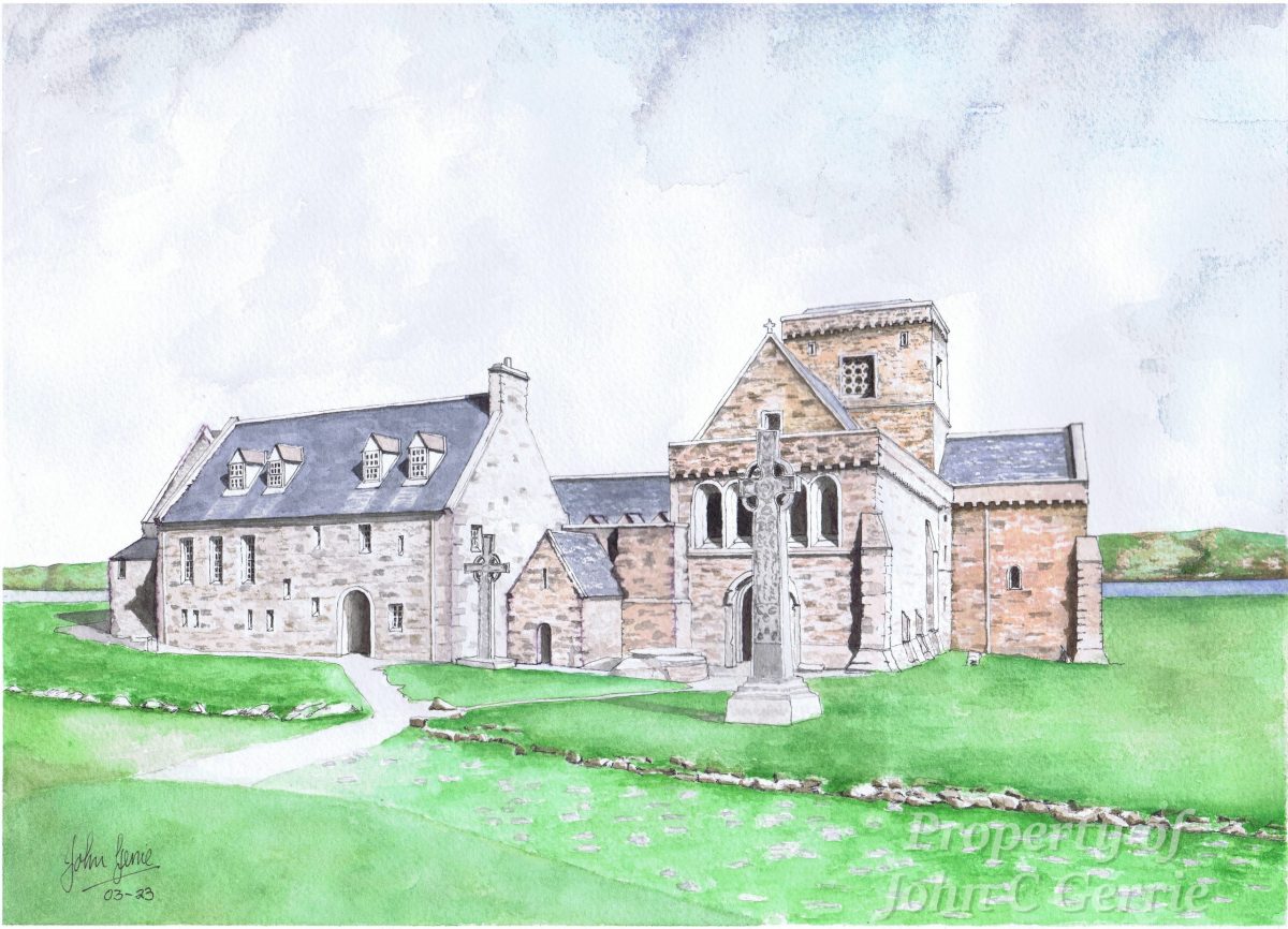 Iona Abbey Building Iona Abbey Building