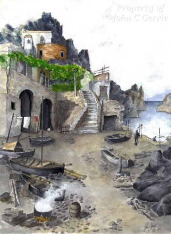 Portsoy Inner Harbour (Original) Sicilian Fishing Village